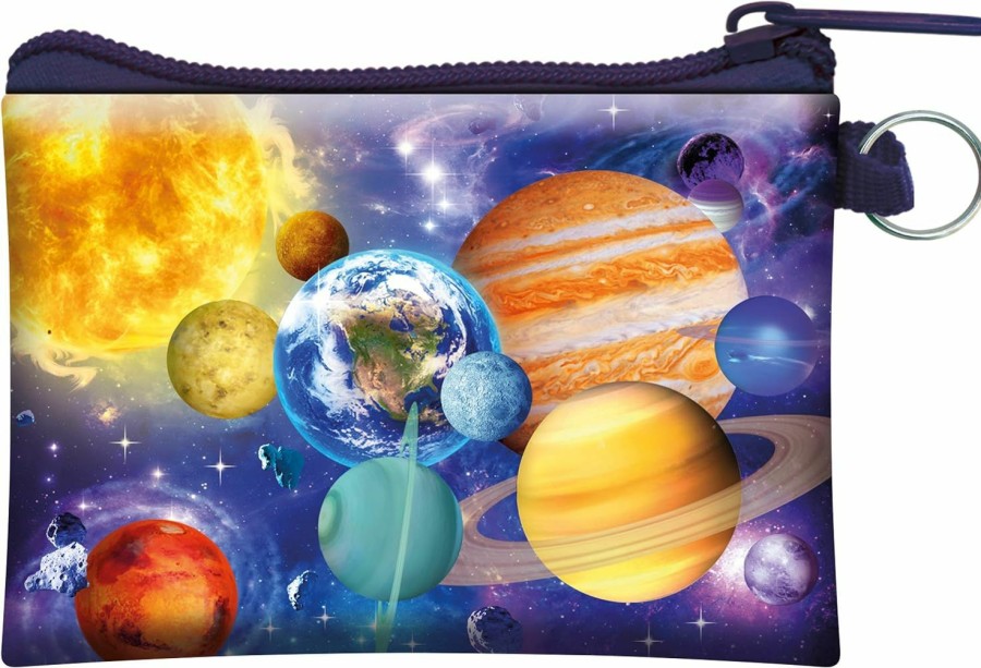 Deluxebase 3D Livelife Coin Purse - Space Odyssey From Deluxebase. Lenticular 3D Astronomy Purse. Cash, Coin And Card Holder With Secure Zipper Featuring Artwork Licensed From Renowned Michael Searle | Coin Purses & Pouches