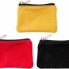 GSHLLO Gshllo 3 Pcs Canvas Coin Purse Pouch Mini Wallet Small Zipper Pouch Change Bags For Credit Card Coin Keys | Coin Purses & Pouches