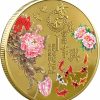 CYOUNG Good Luck Charms Koi Fish Blooming Peony Lucky Coin Lottery Ticket Scratcher Tool | Coin Purses & Pouches