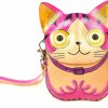 Xeerrfan 1 Pcs Handmade Genuine Leather Cat Coin Purse,Animal Coin Purse Zippered Pouches With Wristband Clutch For Easy Hand-Holding Gift | Coin Purses & Pouches