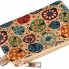 Tuokrisa Tuokrisa Change Purse Mini Wallet With Key Chain Ring Zipper,Vegan Cork Clutch Bag | Coin Purses & Pouches