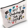 TSOTMO Tsotmo Radiologic Technologists Zipper Pouch X-Ray Tech Diagnostic Gift Radiologist Radiology Makeup Bag Best Radiology Tech Ever Gift For Nurse Doctor (Best Radiology) | Coin Purses & Pouches