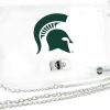 Littlearth Littlearth Ncaa Womens Clear Envelope Purse With Metal Chain Strap And Team Logo | Coin Purses & Pouches