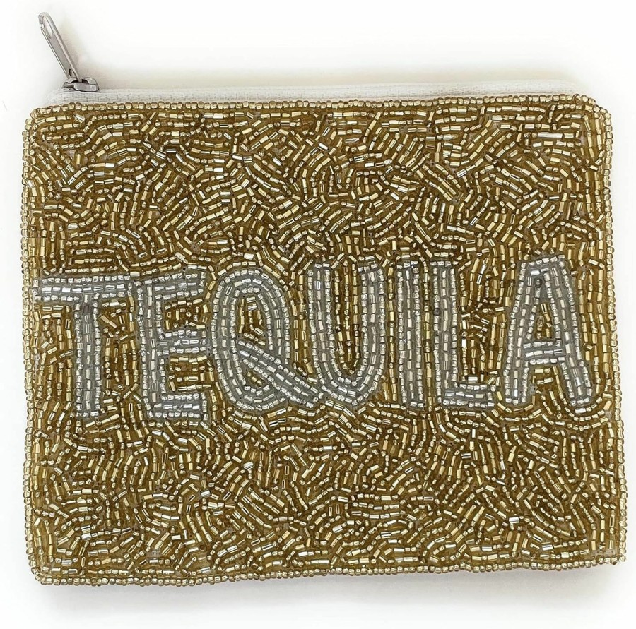 Generic Tequila Coin Purse Pouch, Coin Purse Pouch, Beaded Coin Purse, Cute Coin Purse, Beaded Purse, Summer Coin Purse, Best Friend Gift, Pouches, Boho Bags, Wallets For Her, Gold Coin Purse | Coin Purses & Pouches