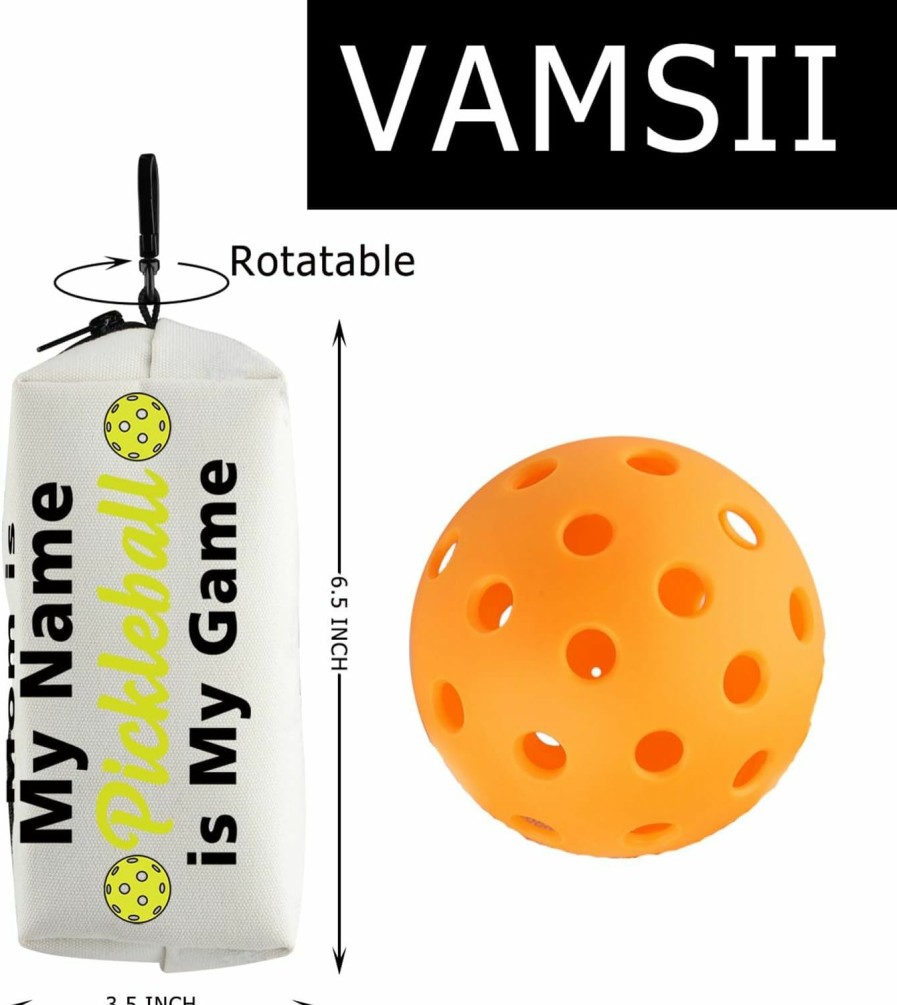 VAMSII Vamsii Pickleball Lover Bag Pickleball Player Pouch Mom Is My Name Pickleball Is My Game Gift For Pickleball Coach Pickleball Lover Gift | Coin Purses & Pouches