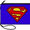 Buckle-Down Buckle-Down Zip Wallet Superman Large Accessory, Superman, 8" X 5" | Coin Purses & Pouches