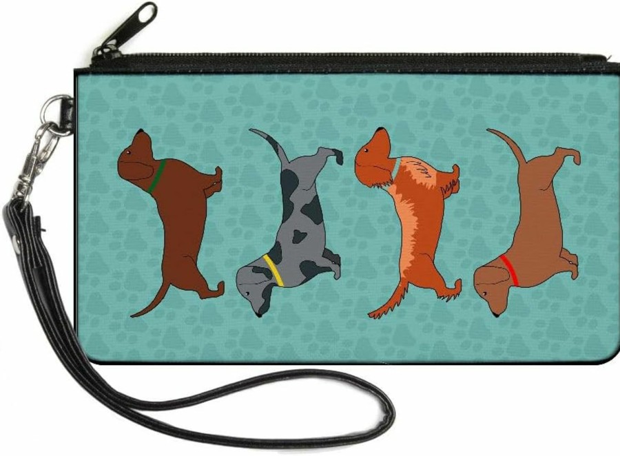 Buckle-Down Buckle-Down Buckle-Down Zip Wallet Dachshund Dog Large Accessory, Dachshund Dog, 8" X 5" | Coin Purses & Pouches