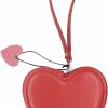 ANKOMINA Cute Love Heart Shaped Wallet Coin Purse Pu Leather Zipper Red Heart Pouch Clutch Bag With Hand Strap For Women Girls | Coin Purses & Pouches