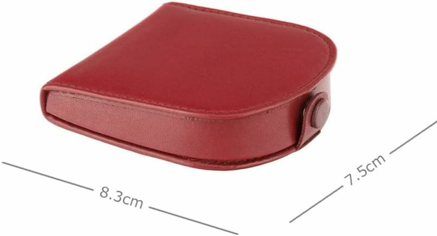 VISCONTI Visconti Polo T-5 Brown Soft Leather Coin Purse Pouch Tray/Change Holder (Red) | Coin Purses & Pouches