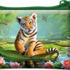 3D Live Life 3D Livelife Coin Purse - Tiger Lily From Deluxebase. Lenticular 3D Big Cat Purse. Cash, Coin And Card Holder With Secure Zipper Featuring Artwork Licensed From Renowned Jerry Lofaro | Coin Purses & Pouches