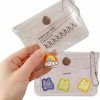 AIBEARTY Aibearty 4 Pcs Glitter Transparent Card Holder Waterproof Coin Purse Wallet Pouch Creadit Card Business Card Case For Women Girls | Coin Purses & Pouches