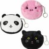 Ximimark 3 Pcs A Plush Animal Coin Purse Mini Wallet For Girls | Coin Purses & Pouches