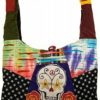 Rising Sugar Skull Purse Cross Body Hobo Bag Handcrafted (Sugar Skull Hobo Bag) | Coin Purses & Pouches