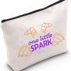 MNIGIU Mnigiu Purple Dragon Cosemtic Bag One Little Spark Purple Dragon Lover Gift Purple Dragon Fan Gift For Women Girls (One Little Spark) | Coin Purses & Pouches