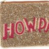 TWINE AND LOVE Twine And Love Howdy Coin Purse Pouch, Coin Purse Pouch, Beaded Coin Purse, Cute Coin Brown | Coin Purses & Pouches