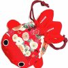 EatingBiting Eatingbiting Chirimen Kimono Koi Carp Goldfish Drawstring Pouch Purse Cosmetic Bag Coin Purse Cosmetic Jewelry Key Travel Storage Bag For Women Accessory With Studs Clamp Hair Clip Christmas Gift | Coin Purses & Pouches