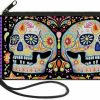 Buckle-Down Buckle-Down Buckle-Down Zip Wallet Thaneeya Sugar Skulls Large Accessory, Thaneeya Sugar Skulls, 8" X 5" | Coin Purses & Pouches