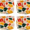 Leadigol Leadigol Coin Purse Casual Portable Lipstick Cosmetic Bag Self-Closing Printing Coin Money Bags Cute Sanitary Napkin Storage Bag Women 4Pcs | Coin Purses & Pouches