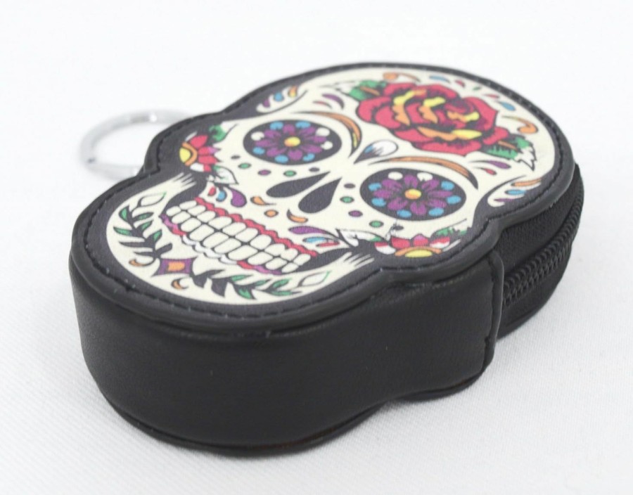 Lost Queen Lost Queen Rose Sugar Skull Dia De Muertos Coin Purse Wallet | Coin Purses & Pouches