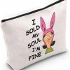 WZMPA Wzmpa Cartoon Movie Fans Cosmetic Makeup Bag Cartoon Inspired Gifts I Sold My Soul I'M Fine Cartoon Zipper Pouch Bag For Women Girls (Sold My Soul) | Coin Purses & Pouches