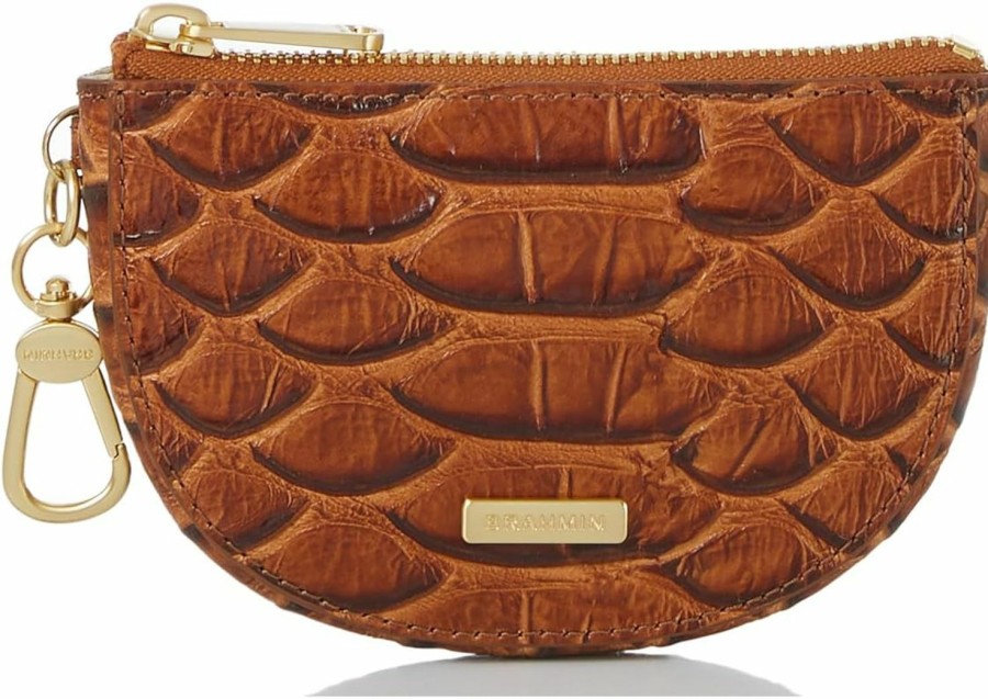 BRAHMIN Britt - Honey Brown Saratoga | Coin Purses & Pouches