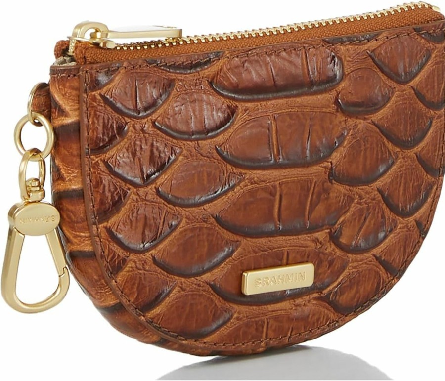 BRAHMIN Britt - Honey Brown Saratoga | Coin Purses & Pouches