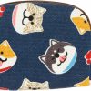 SOIMISS Japanese Coin Bag Japanese Style Coin Purse Maneki Neko Lucky Fortune Cat Coin Bag Canvas Money Mini Wallet With Bear Pendant Zipper Pouch Fortune Cat Coin Purse | Coin Purses & Pouches