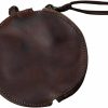 Yzikema Yzikema 1 Pcs Leather Zipper Coin Purse Round Wallet, Coin Organizer, Change Holder,Card Case, Mini Slim Leather Zipper Storage Bag For Men & Women | Coin Purses & Pouches