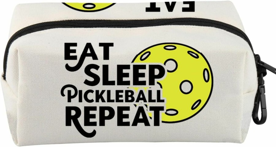 VAMSII Vamsii Pickleball Lover Bag Pickleball Player Pouch Eat Sleep Pickleball Repeat Gift For Pickleball Coach Pickleball Lover Gift | Coin Purses & Pouches