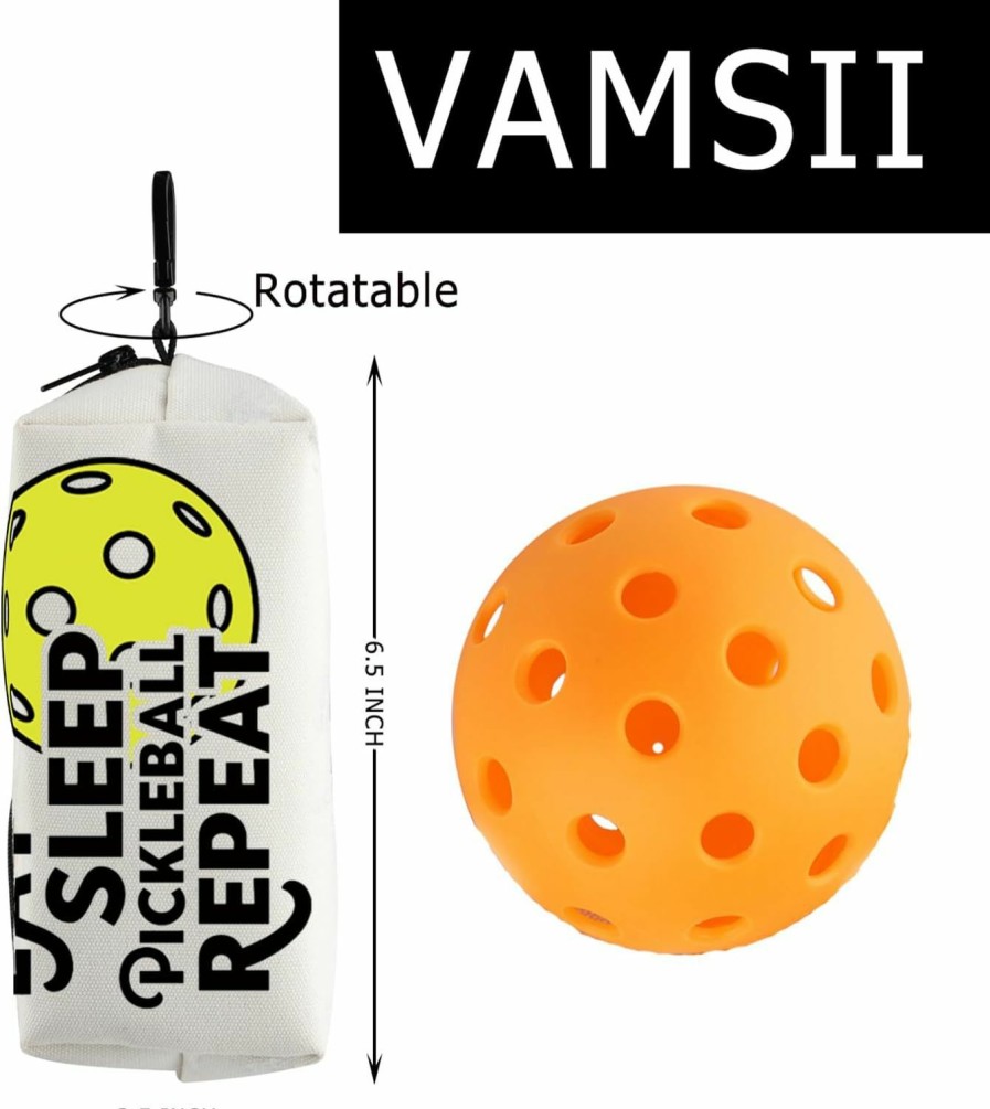 VAMSII Vamsii Pickleball Lover Bag Pickleball Player Pouch Eat Sleep Pickleball Repeat Gift For Pickleball Coach Pickleball Lover Gift | Coin Purses & Pouches