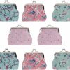 Redvigh Redvigh Wallet Buckle Coin Purses 8Pcs, Floral Buckle Coin Purses Cute Small Pouch Kiss-Lock Change Purse For Women Girls Kids Gift | Coin Purses & Pouches