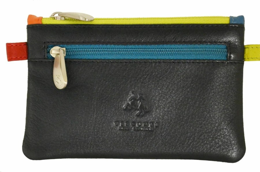 VISCONTI Visconti Cp2 Cora Multi Colored Coin Purse Mini Wallet (Navy Multi) | Coin Purses & Pouches