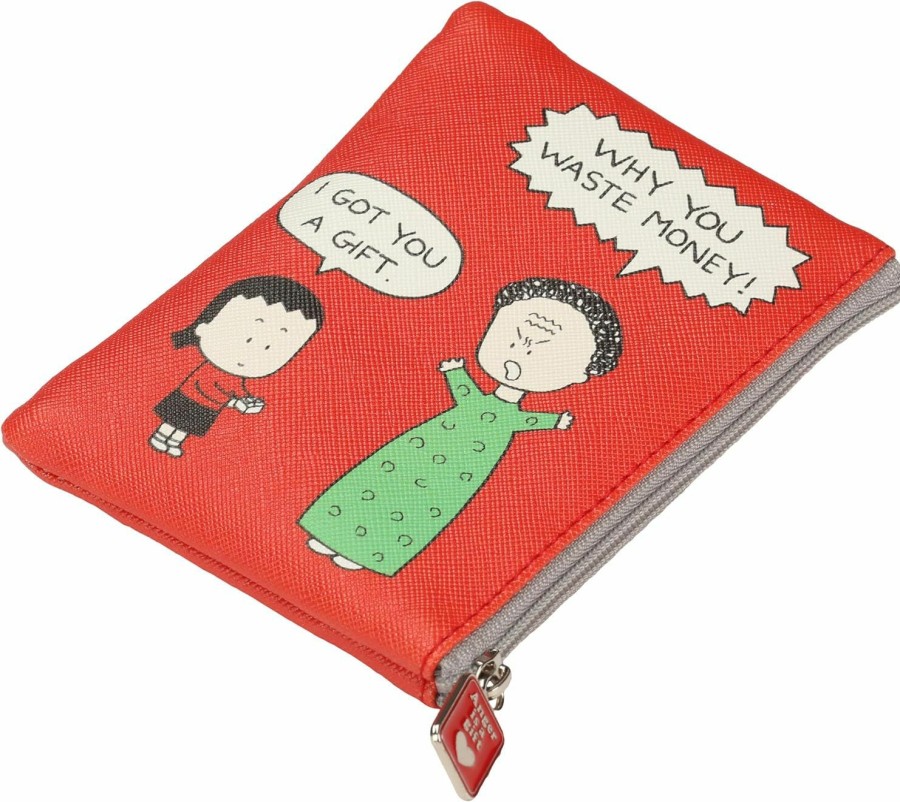 Angry Little Girls Angry Little Girls \"Why You Waste Money!\" Coin Bag | Coin Purses & Pouches