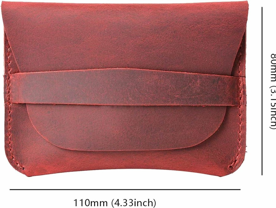 AIGUONIU Aiguoniu Uni Handmade Retro Genuine Pickup Bag Portable Coin Purse Card Storage Bag | Coin Purses & Pouches