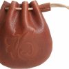 BRTOO Brtoo Genuine Leather Coin Change Purse Pouch For Men Women Coin Holder For Car Small Vintage Drawstring Pouch Bag For Rosary Key Dice D&D Jewelry Storage Medieval Accessories(Yellowish Brown) | Coin Purses & Pouches