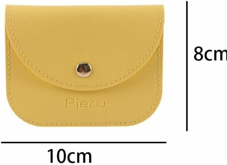 Kopida Solid Color Coin Wallet For Women Girl, Coin Purse With Snap Botton Artificial Leather Change Purse Birthday Gift | Coin Purses & Pouches