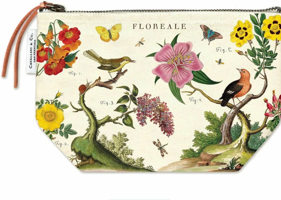 Cavallini Papers & Co. Cavallini Papers & Co. Floreale Vintage Pouch, Multi | Coin Purses & Pouches