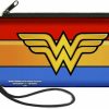 Buckle-Down Buckle-Down Buckle-Down Zip Wallet Wonder Woman Large Accessory, Wonder Woman, 8" X 5" | Coin Purses & Pouches