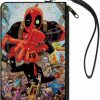 Buckle-Down Buckle-Down Buckle-Down Zip Wallet Deadpool Large Accessory, Deadpool, 8" X 5" | Coin Purses & Pouches