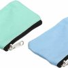 PATIKIL Patikil 3\" X 5\" Coin Purse Pouch, 2 Pack Change Purses Small Organizer Bags With Zipper Canvas For Home, Black White | Coin Purses & Pouches