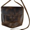 Hide & Drink Hide & Drink, Prisma-Shaped Shoulder Bag, Vintage Purse, Messenger And Crossbody Bag, Full Grain Leather, Handmade | Coin Purses & Pouches