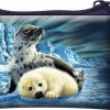 Deluxebase 3D Livelife Coin Purse - Harp Seals From Deluxebase. Lenticular 3D Ocean Purse. Cash, Coin And Card Holder With Secure Zipper Featuring Artwork Licensed From Renowned Steven Michael Gardner | Coin Purses & Pouches