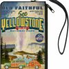 Buckle-Down Buckle-Down Zip Wallet Yellowstone Large Accessory, Yellowstone, 8" X 5" | Coin Purses & Pouches