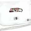 Littlearth Littlearth Uni Stadium Friendly Clear Envelope Purse With Metal Chain And Floral Team Logo, 10\" W X 6.5\" L X 0.5\" D Clear | Coin Purses & Pouches