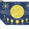 Cavallini Papers & Co. Cavallini Papers & Co. Moon Chart Vintage Pouch, Multi | Coin Purses & Pouches