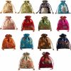 kilofly Kilofly 14 Pc Silk Brocade Jewelry Bag Double Layer Drawstring Coin Gift Pouch | Coin Purses & Pouches