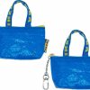 IKEA GLOBAL Key & Coin Purse Knolig Bag Small Blue With One Zipper Bag (2 Set) | Coin Purses & Pouches