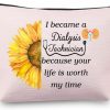 VAMSII Vamsii Dialysis Technician Gifts Makeup Bag Dialysis Tech Gifts Dialysis Nurse Bag Nephrology Tech Gifts Sunflower Lovers Gifts (Dialysis Technician) | Coin Purses & Pouches