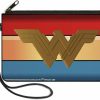 Buckle-Down Buckle-Down Buckle-Down Zip Wallet Wonder Woman Large Accessory, Wonder Woman, 8" X 5" | Coin Purses & Pouches