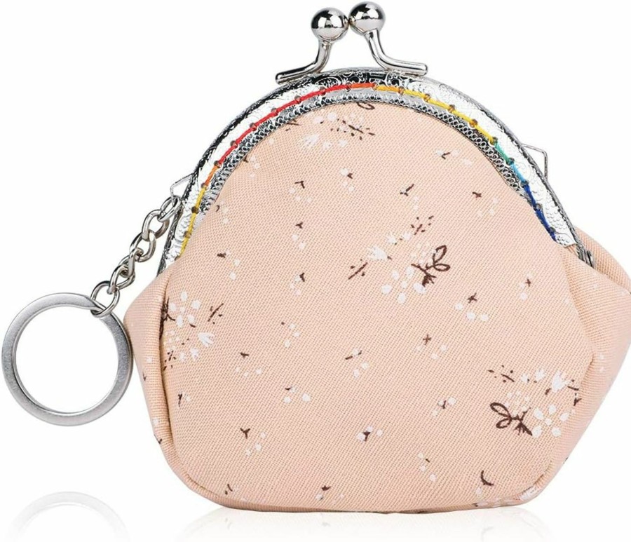 Oyachic Oyachic Mini Coin Purse Vintage Change Purse Clutch Wallet Kiss Lock Pouch With Clasp Closure Gift For Girl Women | Coin Purses & Pouches